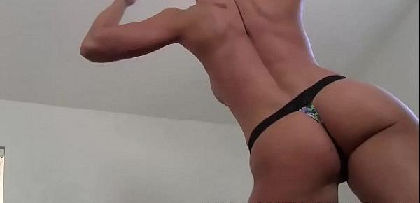  I am feeling extra sexy in my new thong JOI